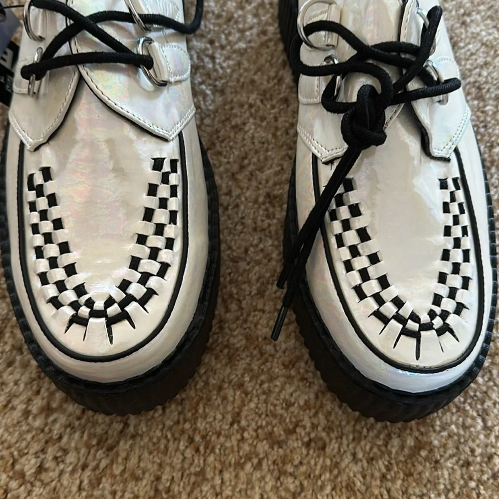 Women’s size 10 T.U.K Platform Shoes NWT